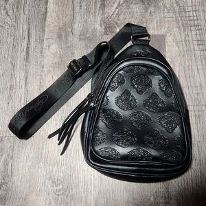 Ed Hardy Black Mini Backpack